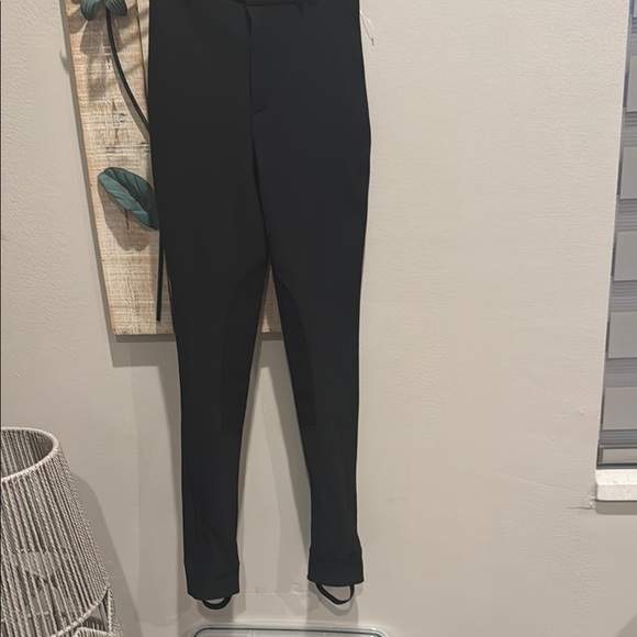 Gutos girls Black riding elastic waist Pants size 12, pre owned, - Picture 1 of 10